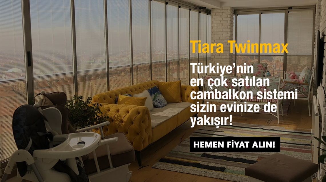Isıcam'lı Cambalkon - Tiara Twinmax